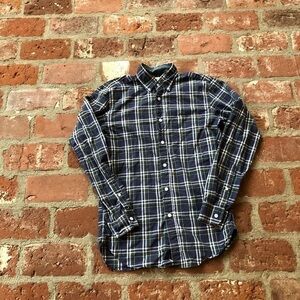 J. Crew size XS (13-13.5) plaid button down shirt